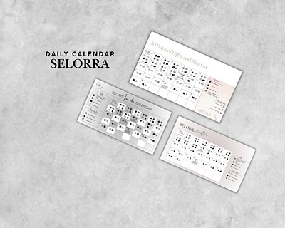 30 days Calendar design for a client calendar canva graphic design