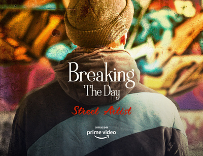 Breaking The Day Movie Poster Design amazon prime video creative creative design design designer film film poster graphic design hbo movie movie services netflix poster design series poster sky