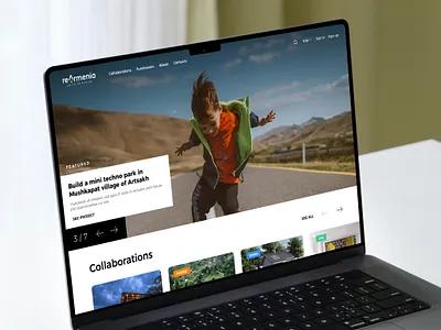 ReArmenia | website design armenia collaboration design donation indigogo massiv rearmenia ui web yerevan