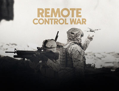 Remote Control War Poster Design amazon prime video creative creative design design designer film film poster graphic design hbo keyart movie netflix poster poster design sky sr designer thumbnail