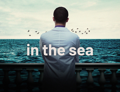 In The Sea Poster Design amazon prime video creative creative design design designer film film poster graphic design hbo keyart movie netflix poster poster design sky sr designer thumbnail