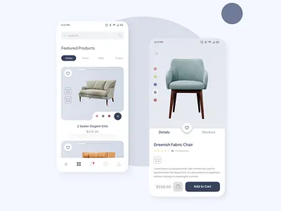 Furniture App Ui Design app appdesign branding design designthinking figma furnitureapp graphic design illustration landingpage logo ui uidesigns uiuxdesign ux vector