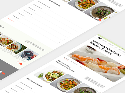 Healthy food course landing page course ecommerce food gourmet healthy food landing page product product page webdesign