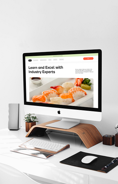 Healthy food course landing page course ecommerce food gourmet healthy landing page product