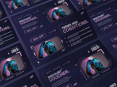 Discount Voucher design graphic design ui