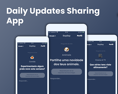 Daily Updates Sharing App