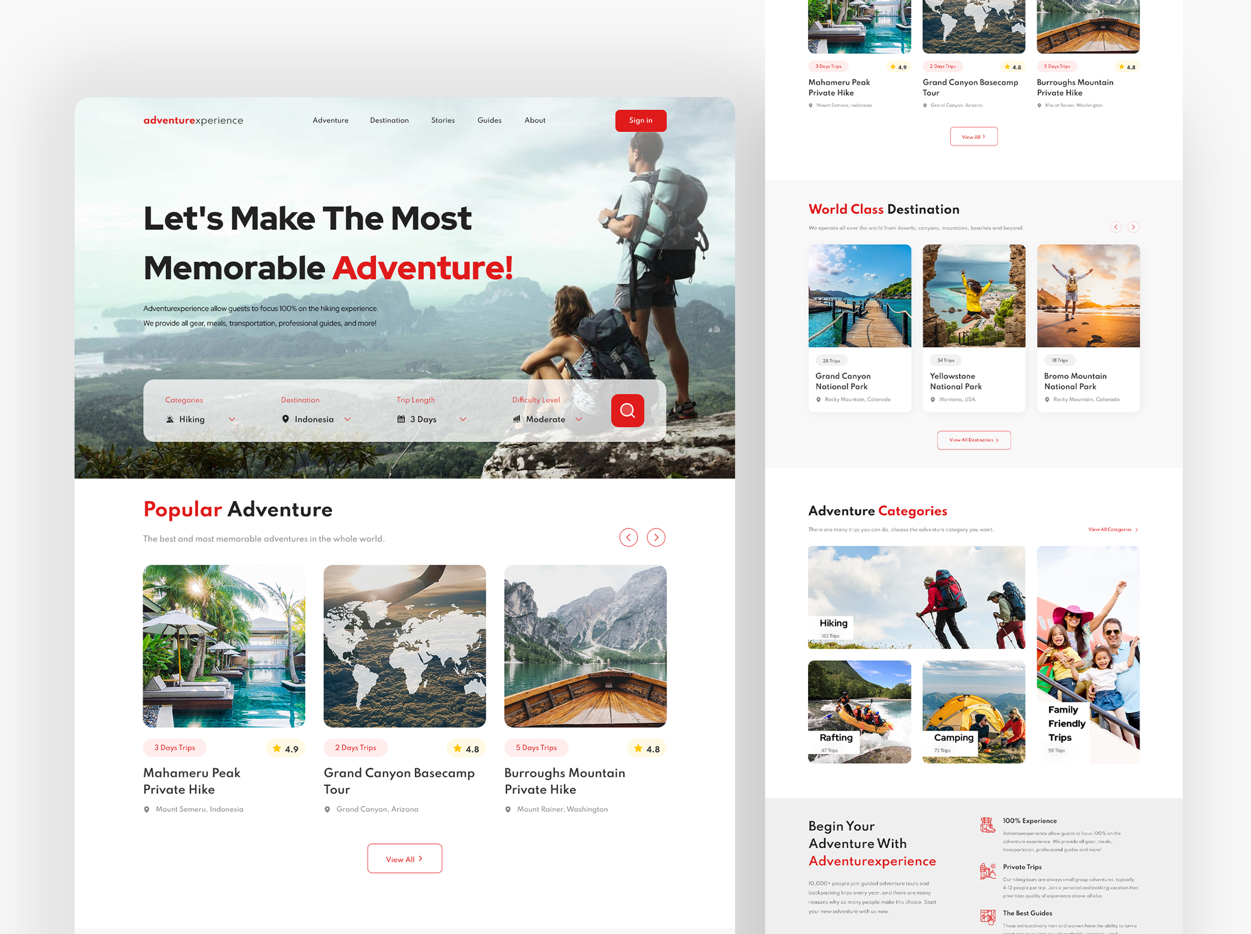 Travel Agency Website UI UX Design android app design app design blog website business website dashboard design e commerce website figma design figma website landing page design psd responsive website sketch ui design ui ux design ux design web design website design website landing page website redesign xd