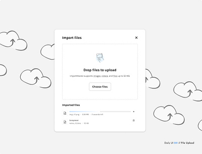 Daily UI Challenge #031 - File Upload challenge daily ui daily ui 31 file upload ui upload