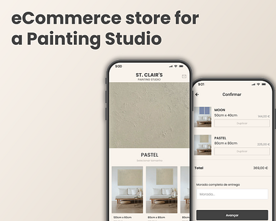 eCommerce Store for a Painting Studio