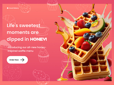 Good Bakery Landing Page creativelandingpage designtrends landingpage modernui