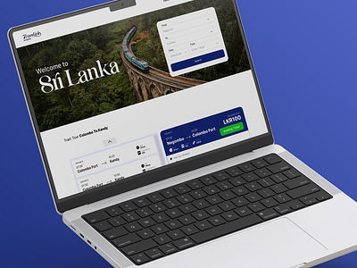 Travelink KingRail - Railway Transport Website booking graphic design landing page logo railway ticket timetable train transport transportation ui ui and ux ui design web website