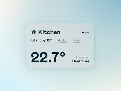 Smart home widget exploration daily dailyui desktop mabryfont smarthome ui web widget