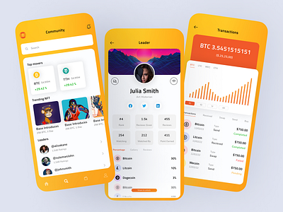 Otto Wallet - NTF and Crypto Wallet App app app design app ui design crypto app design crypto exchange app crypto exchange app design crypto mobile app design crypto ui crypto ui ux crypto wallet app crypto wallet app ui crypto wallet mobile app crypto wallet ui design nft app design nft mobile app design nft selling app ui wallet app design wallet app ui