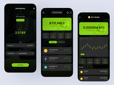 Harramble Wisdom - Crypto Trading App app app design app ui design app ui ux branding crypto app crypto app design crypto trading app crypto trading app design crypto wallet app crypto wallet app design design nft app design trading app trading app ui ui wallet app wallet app design wallet app design ui wallet app ui