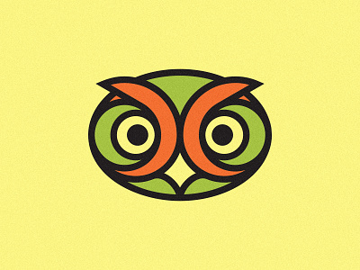 Hooter 3 bird birds branding design flat geometric graphic design icon illustration logo monoline owl owls vector