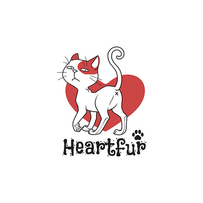 HeartFur Logo Design