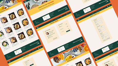 WohlBowl Breakfast Bowls Website bowl breakfast cheerful food happy landing page landing site meal morning ui ui design web web design web ui