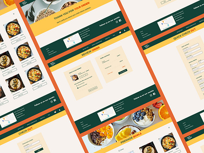 WohlBowl Breakfast Bowls Website bowl breakfast cheerful food happy landing page landing site meal morning ui ui design web web design web ui