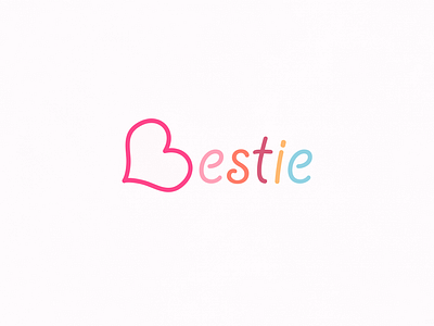 Bestie | Typographical Poster design font graphics illustration letters poster sans serif simple text typography