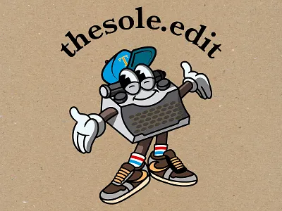 Mascot design. branding cartoon character design illustration logo mascot rubber hose t shirt