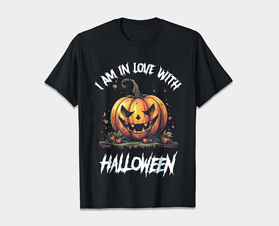 Halloween T-shirt Design best design branding custom custom t shirt design design graphic design halloween halloween t shirt halloween t shirt design horror illustration pumpkin scary t shirt t shirt design