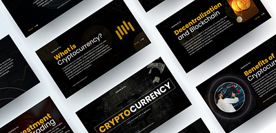 MODERN CRYPTOCURRENCY PRESENTATION DESIGN ppt design