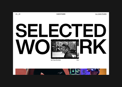 Selected Work - Style Test agency branding case studies design inspiration landing page projects selected work studio ui ux website work