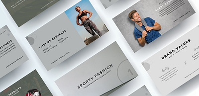 MINIMALIST SPORTY FASHION PRESENTATION DESIGN ppt design