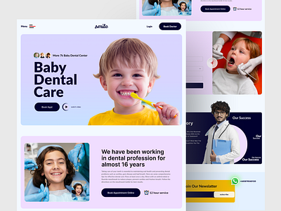 Dental Care Landing Page: Website Design dental care landing page dental care webdesign dental care website design dental landing page landing page landingpage online dental care web design webdesign website website design