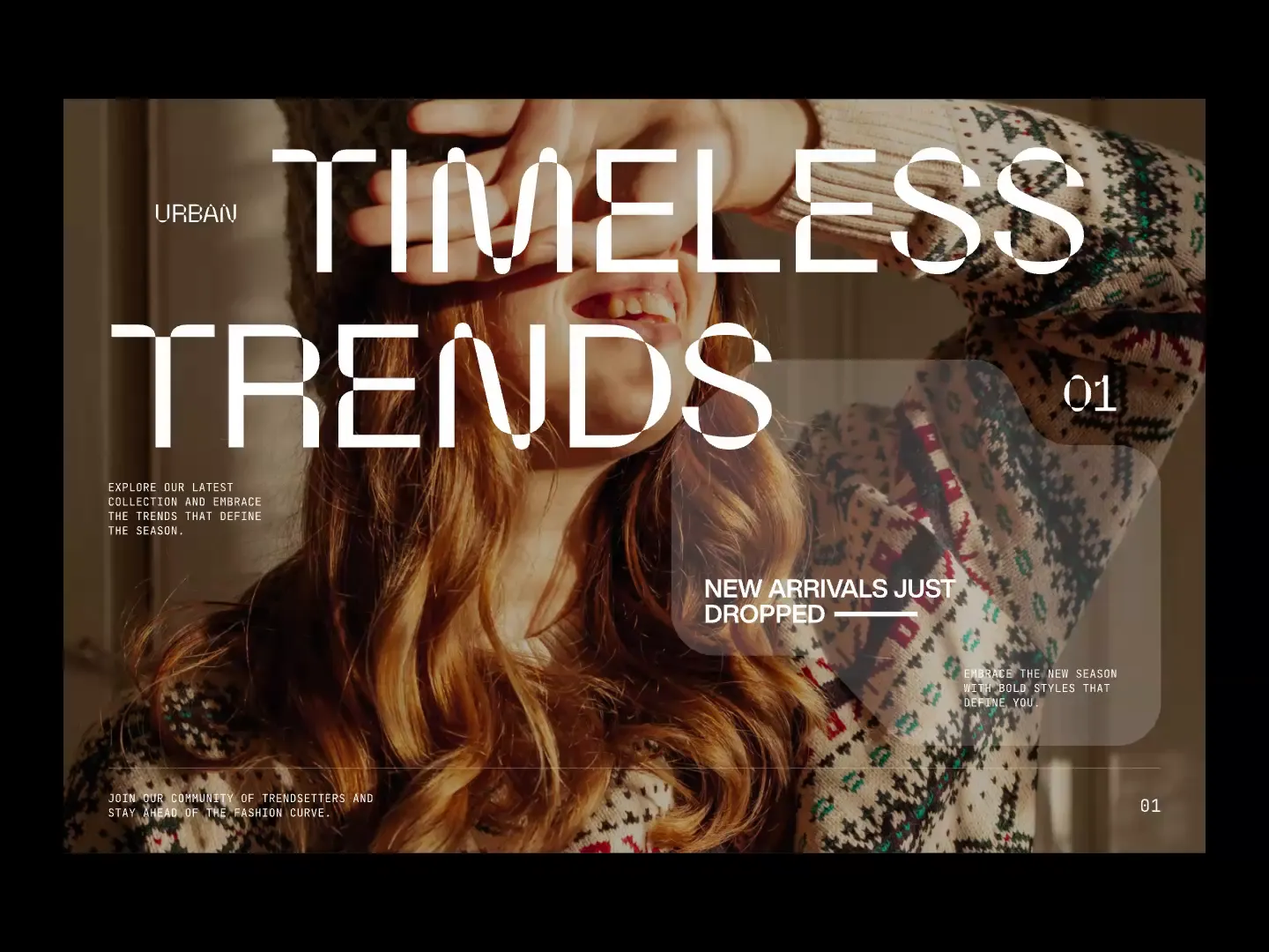 Timeless Trends: Urban Fashion Blog Website Design