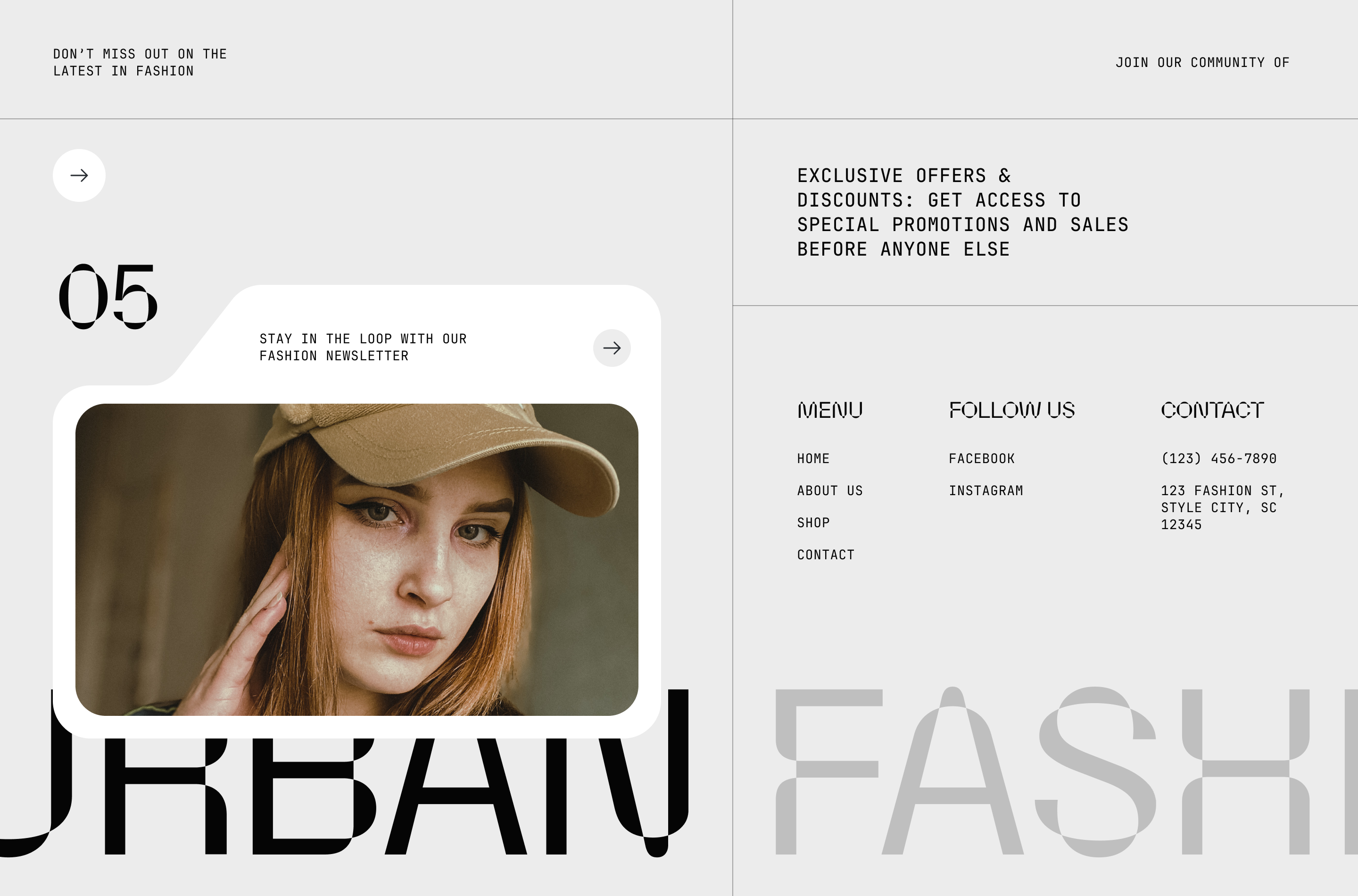 Best Website For Urban Clothing.Urban Fashion - Website Design by Irfanaffian for One Week Wonders on ...