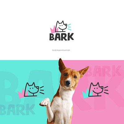 Bark bark brand identity branding design dog graphic design illustration logo