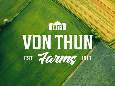 Von Thun Farms apparel design farm branding logo design package design visual identity