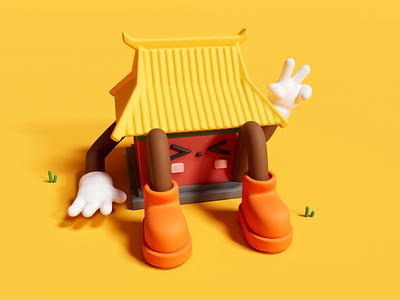 3d mascot 3d branding c4d illustration motion graphics