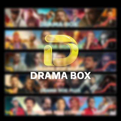 Drama Box | Youtube Visual Identity actor arabic banner banners branding channel cinema d design egyptian graphic design illustration letter letter d logo poster typography vector video youtube