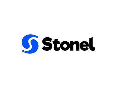 Stonel; Logo design concept for a fintech company blue brand identity brand mark branding creative logo crypto defi design fintech icon illustration letter icon logo logo design s logo saas logo symbol tech tech startup web3