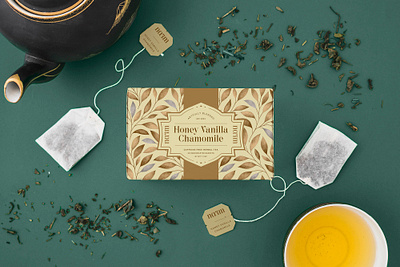 Na'im Tea food packaging logo design package design tea branding visual identity