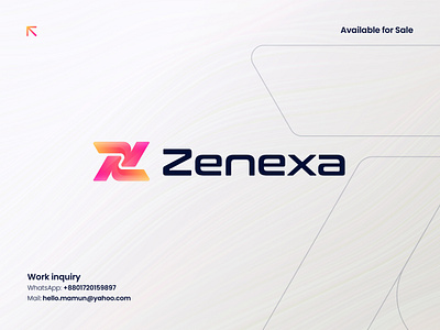 Zenexa - letter Z data, web app, software, technology logo artificial intelligent branding designsihkul letter mark letter z logo logo logo design logo designer logo icon logo type modern logo nokshakar popular logo software logo tech technology techy logo web logo webapp zenexa