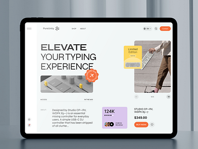 PureUnity | Ecommerce Website | Orbix Studio cart ecommerce keyboard keyboard store landing page marketplace mechanical online shopping online store orbix studio pc accessories product product design responsive sales shop tech tech website ui website