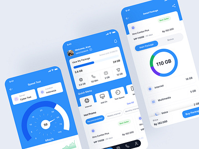 NetPulse - Internet Provider App data plans data tracker data usage internet connectivity internet speed test mobile data management network usage