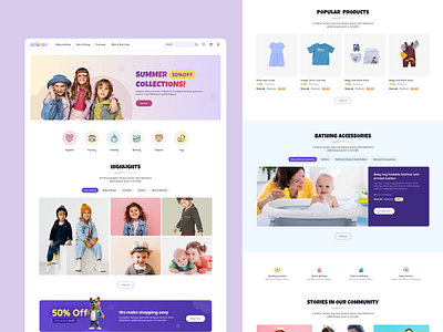 E-commerce Website design