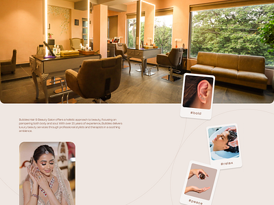 Bubbles Salon - Redesign website beautysalon designinspiration dribbbledesign luxurywebdesign marketingdesign responsivedesign userexperience uxuidesign websiteredesign