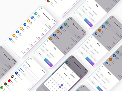 Finance Mobile App app crypto design finance mobile product ui web