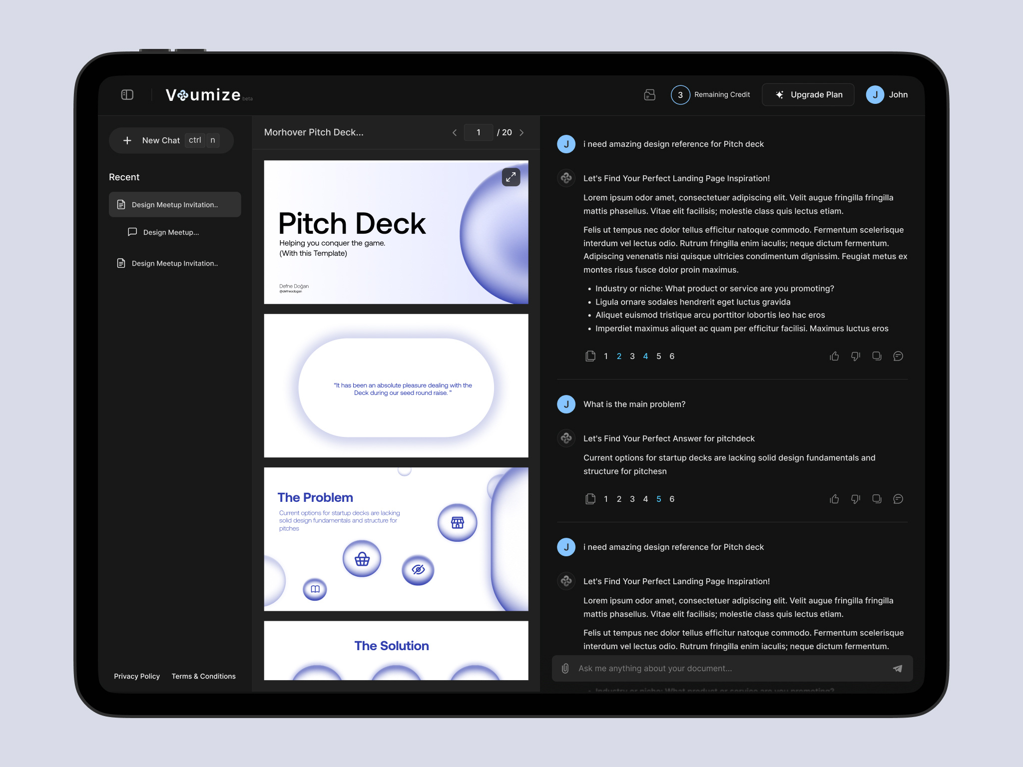 Example of Dashboard UI/UX Design