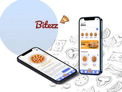 Bitezz branding graphic design illustration logo ui ux