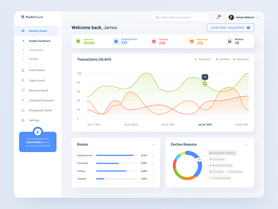 Dashboard Concept concept dashboard finance fraud interface protection ui web