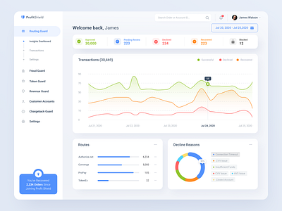 Dashboard Concept concept dashboard finance fraud interface protection ui web