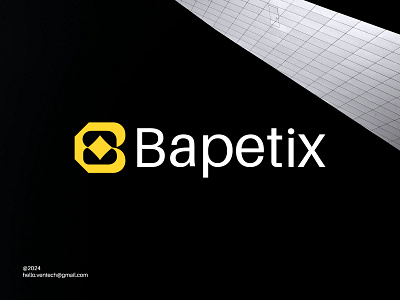 Bapetix® abstract logo animation app logo arrow arrow logo branding custom design futuristic lettermark minimal visual identity