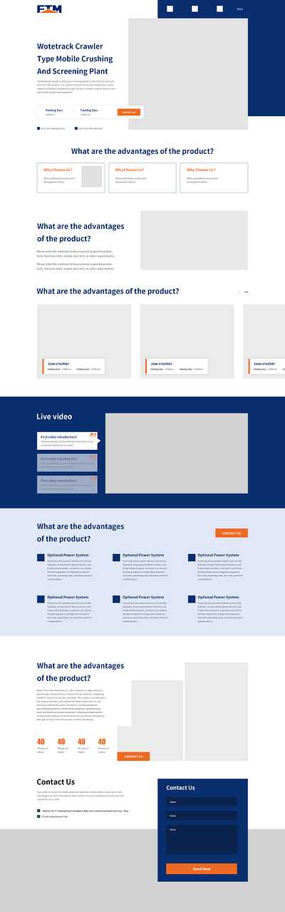 Single Page Template dage design pc single page template ui web