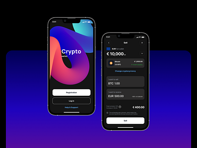 Crypto wallet app app crypto mobile mobile app product design ui ux wallet